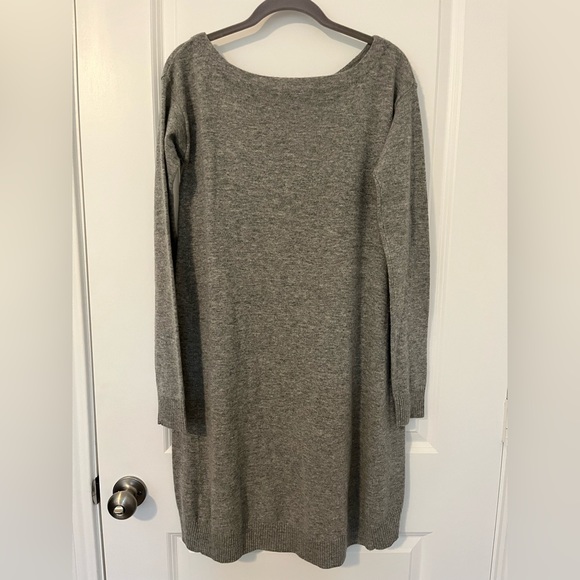 Diane Von Furstenberg Branitta Wool Cashmere Blend Grey Sweater Dress Size Small - Picture 1 of 11